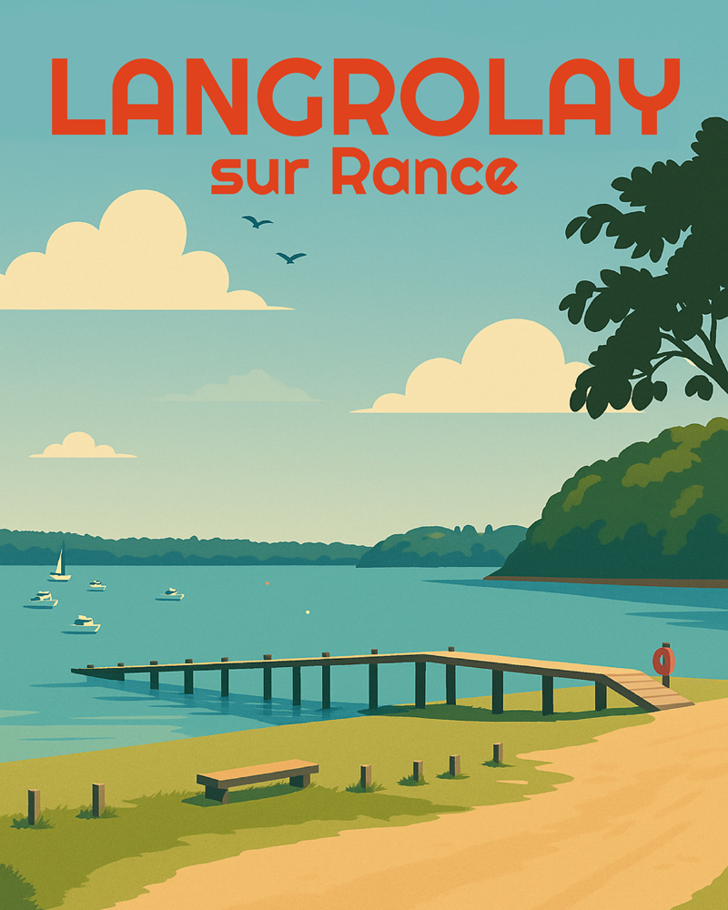 création logo saint malo par la plage graphique